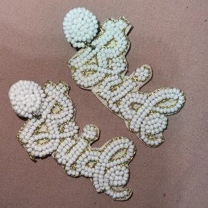 Bride earrings